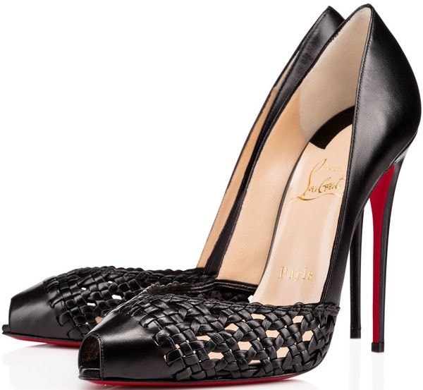 Woven Christian Louboutin Altressa Pumps