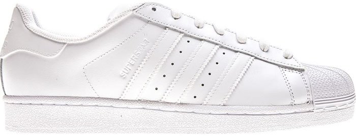 White Adidas Superstar Sneakers