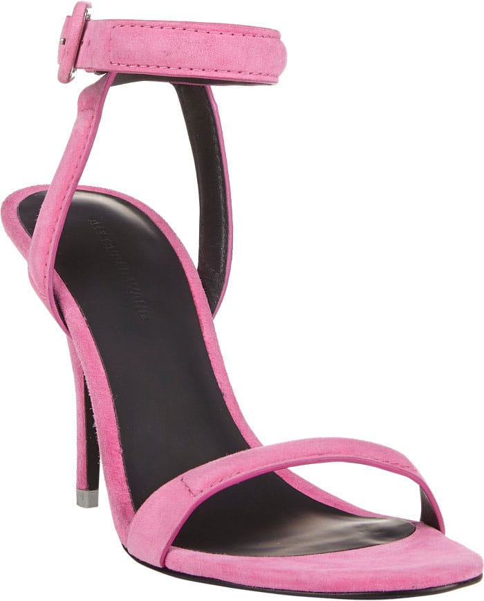 Pink Alexander Wang "Antonia" Ankle-Strap Sandals