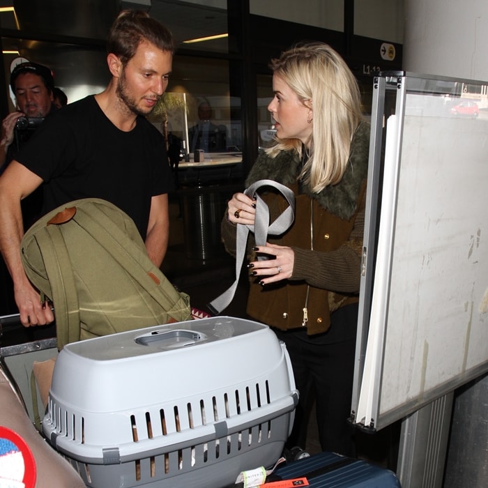 Star Trek Into Darkness actress Alice Eve with her husband Alex Cowper-Smith