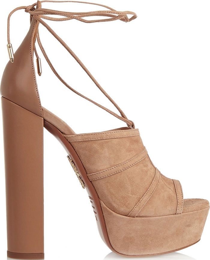 Aquazzura "Very Eugenie" Platform Sandals