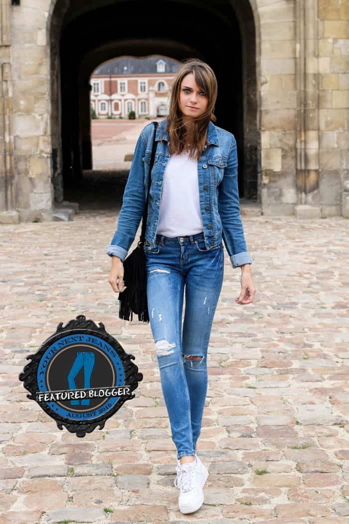 Audrey knows how to rock a denim jacket and matching jeans