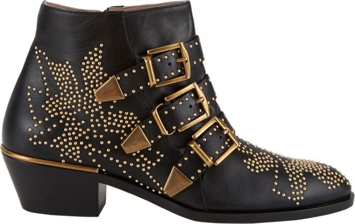 Chloe "Suzanna" Studded Ankle Boots