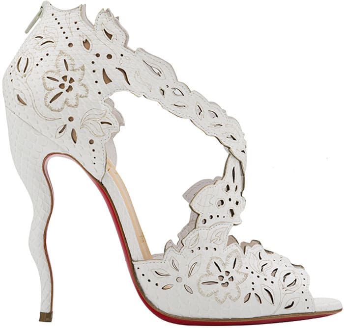 Christian Louboutin Decoupadiva Laser-Cut Sandals