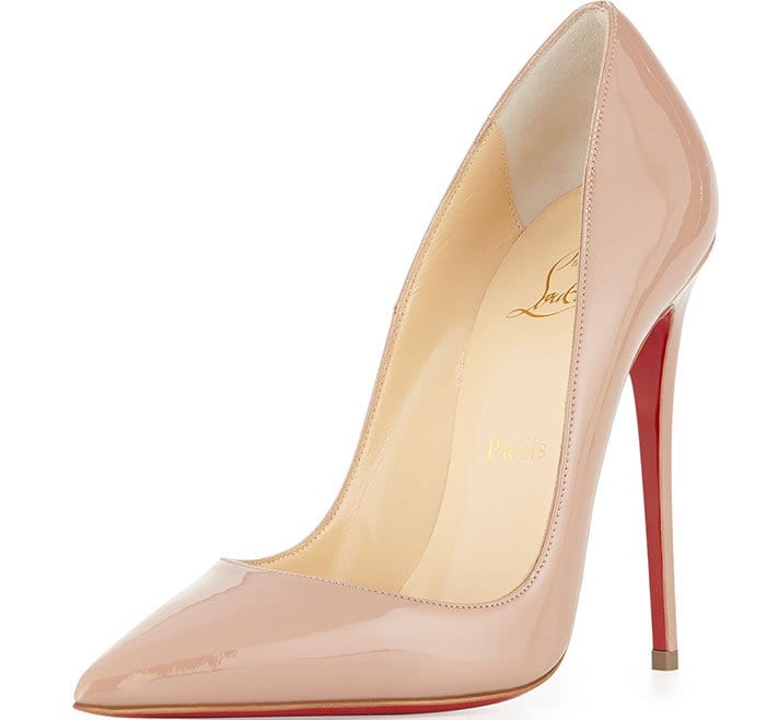 Christian Louboutin So Kate Pumps Nude Patent