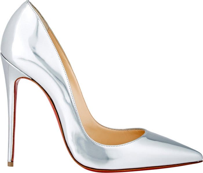 Christian Louboutin So Kate Pumps Silver