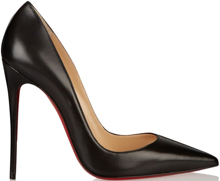 Christian Louboutin “So Kate” Patent 120mm Red Sole Pump in Black