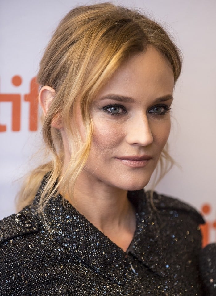 Diane Kruger at the Sky premiere held during the 2015 Toronto Film Festival