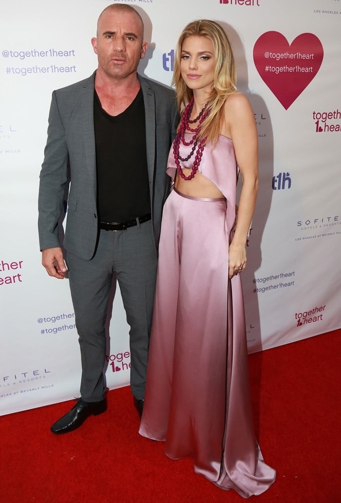 Dominic Purcell and AnnaLynne McCord started dating after meeting on the set of Officer Down in 2011