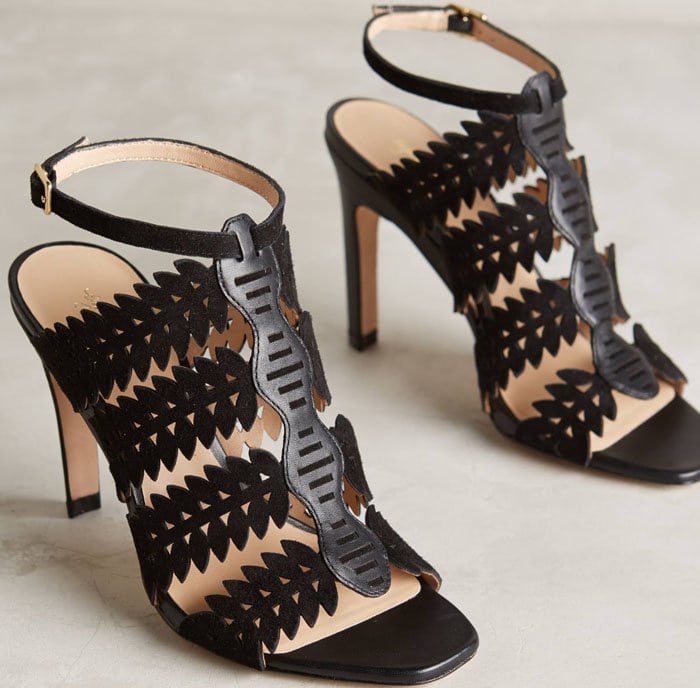 Eight Fifteen Bonfire Heels in Black