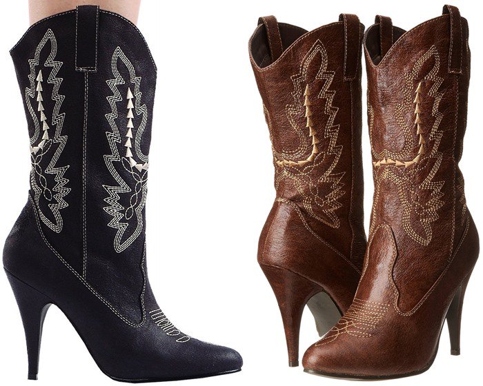 Ellie Shoes 418-Cowgirl Western Boot