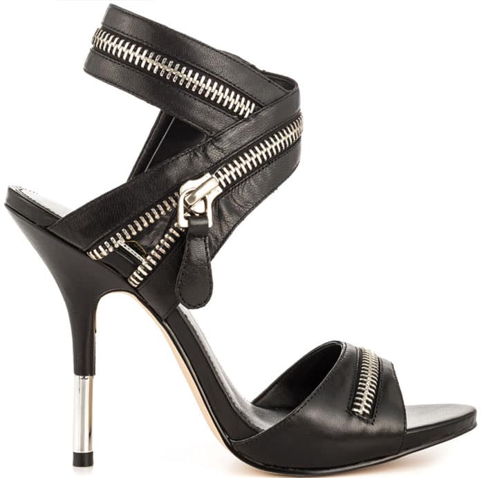 Guess Kainda Heels in Black Leather