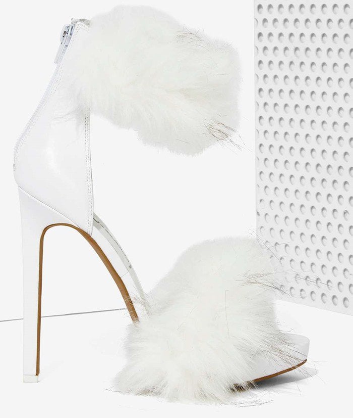 Jeffrey Campbell Cookie Faux Fur Heels