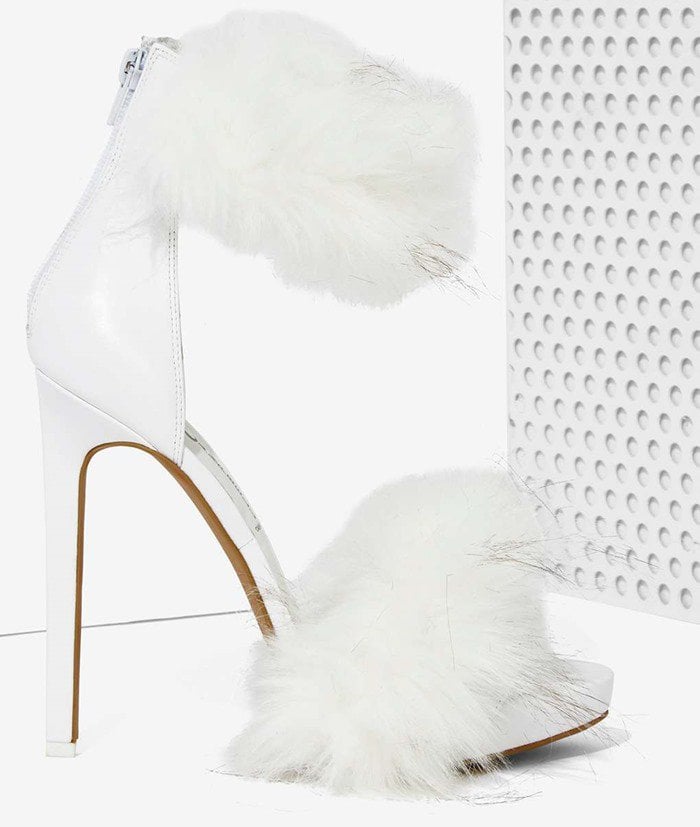 Jeffrey Campbell Cookie Faux Fur Heels