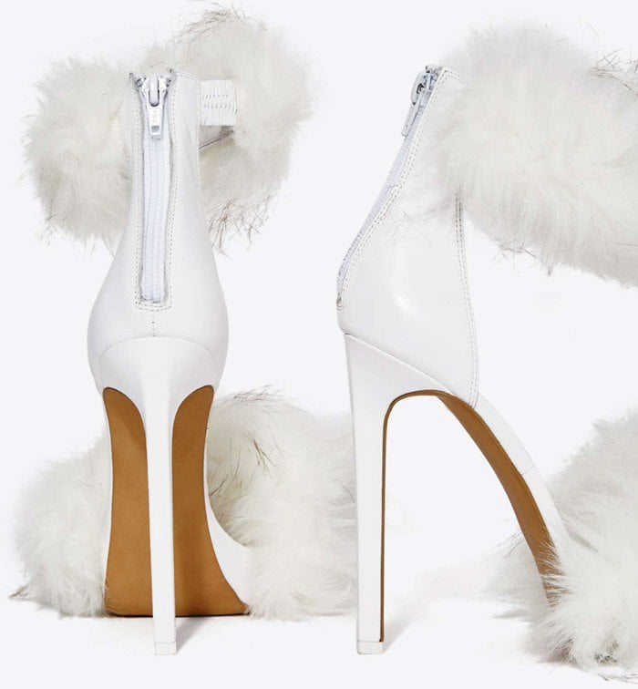 Jeffrey Campbell Cookie Faux Fur Heels