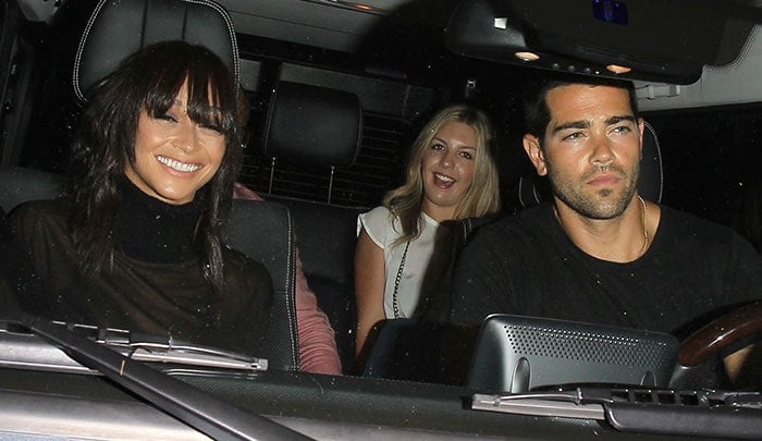 Jesse Metcalfe and Cara Santana leaving The Nice Guy in West Hollywood on August 29, 2015