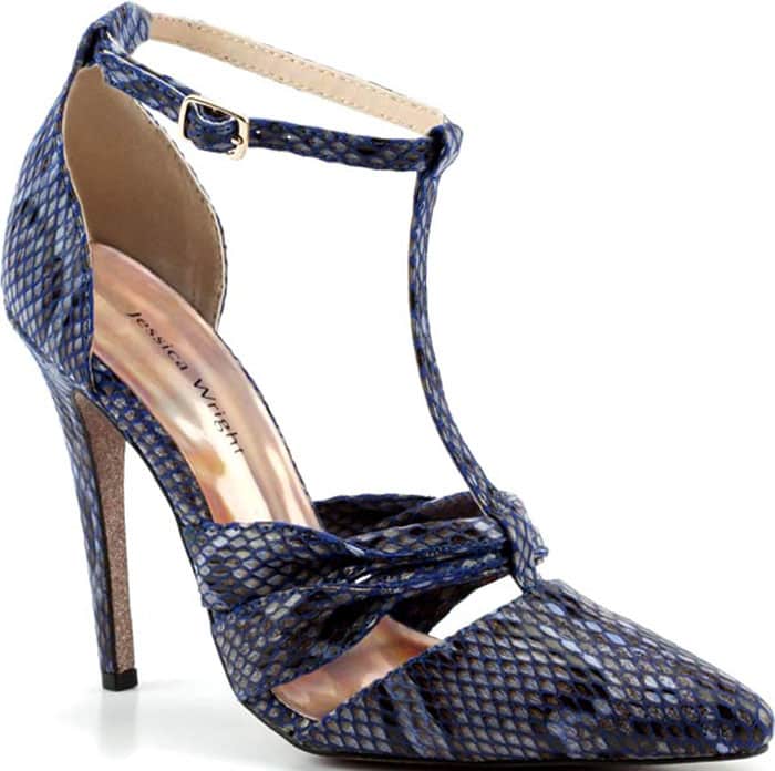 Jessica Wright "Amara" Pumps blue snake