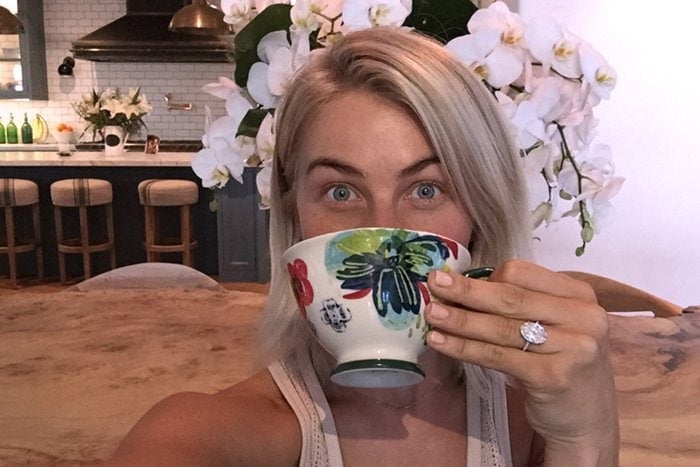 Julianne Hough shows off her enormous engagement ring
