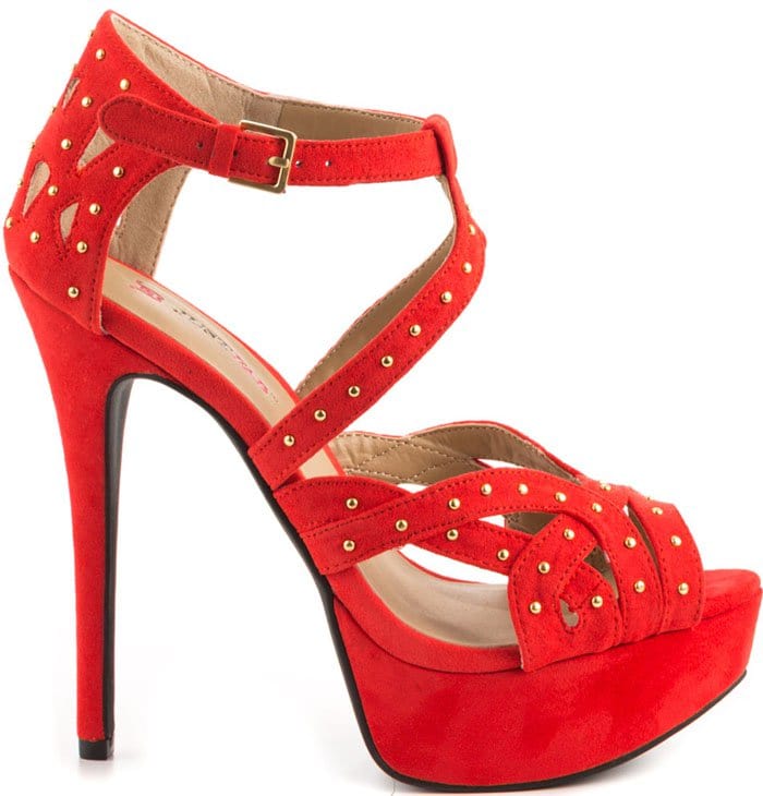 Selene Sandals in Red