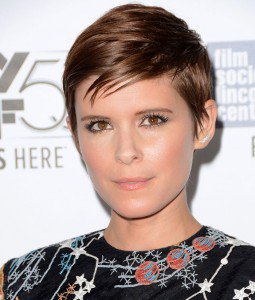 Kate Mara With Short Hair & Space-Themed Dress at Martian Premiere