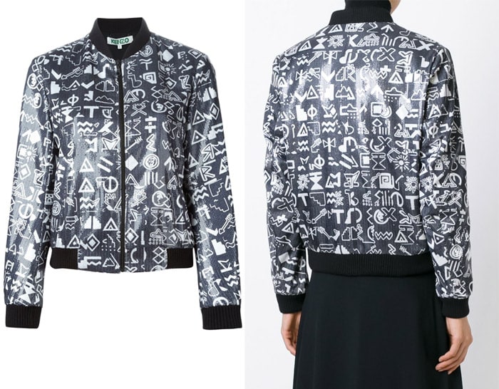 Kenzo Symbols Bomber Jacket