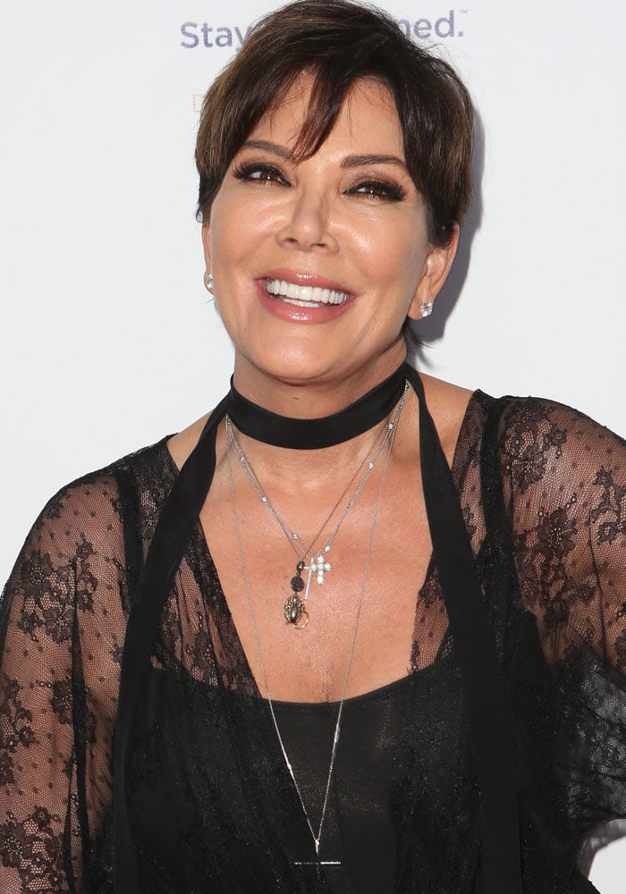 Kris was spotted holding up pretty well on the red carpet of the Brent Shapiro Foundation’s 10th Annual Summer Spectacular