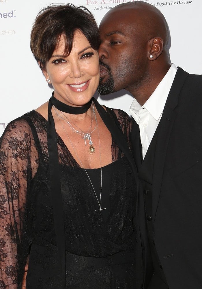 Kris Jenner and boyfriend Corey Gamble at the Brent Shapiro Foundation’s 10th Annual Summer Spectacular in Beverly Hills on September 12, 2015