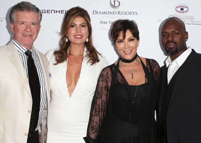 Kris Jenner and boyfriend Corey Gamble at the Brent Shapiro Foundation’s 10th Annual Summer Spectacular in Beverly Hills on September 12, 2015