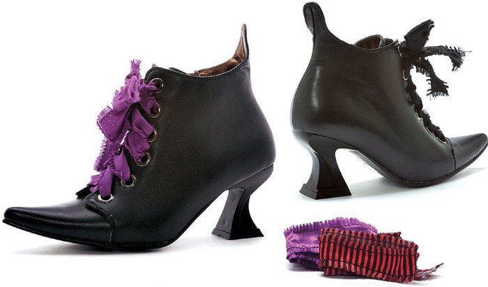 Lace Up Witch Shoes