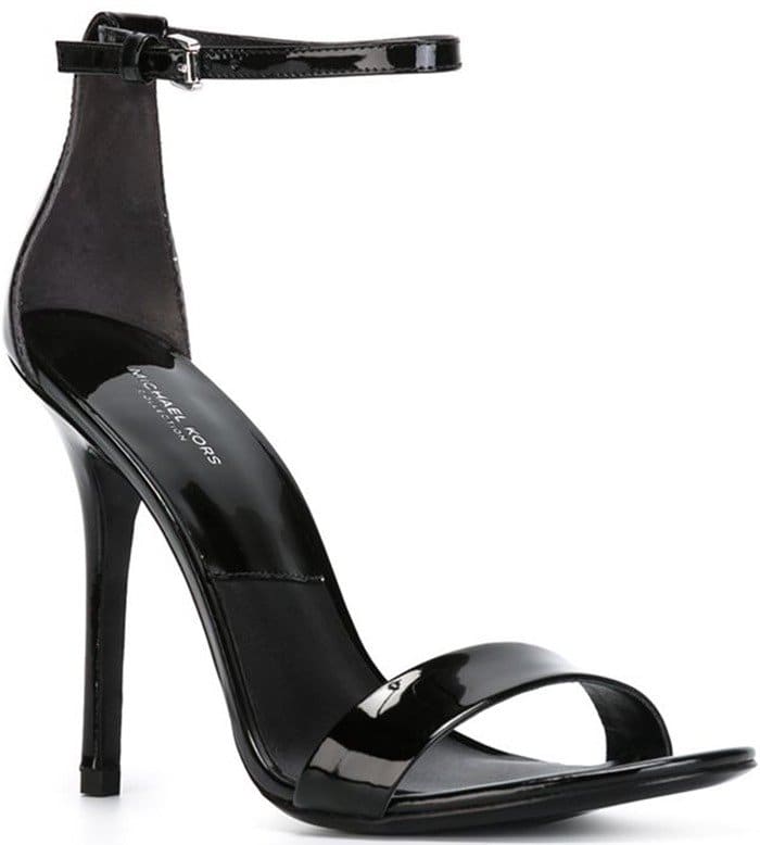 Black Michael Kors Collection Jacqueline Sandals