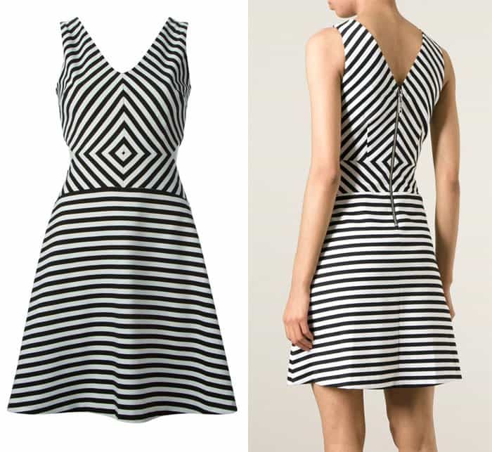 Michael Michael Kors Striped Sleeveless Dress