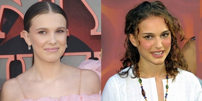 Millie Bobby Brown looks like a younger version of Natalie Portman