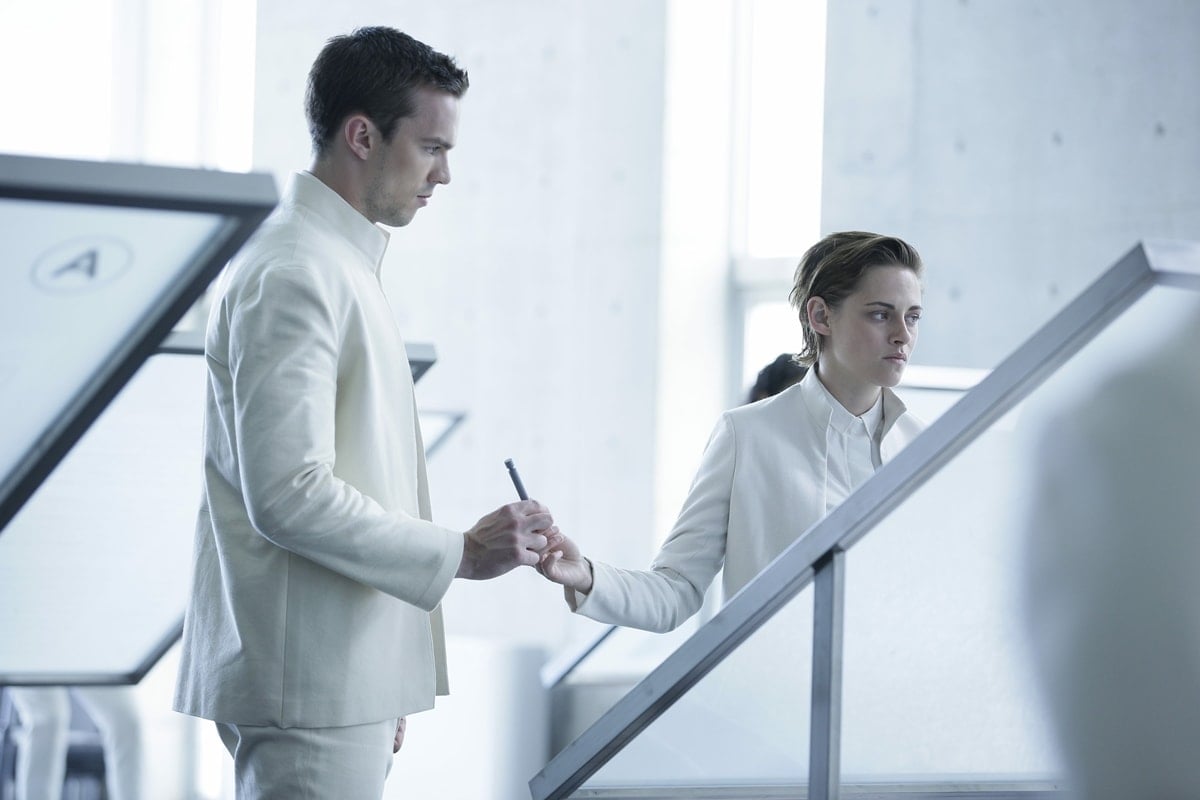 Nicholas Hoult and Kristen Stewart star in the 2015 American science fiction romantic drama film Equals