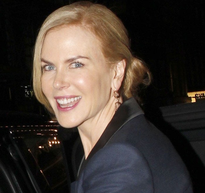 Nicole Kidman arrives at the "Photograph 51" press night after party held at The National Cafe 
