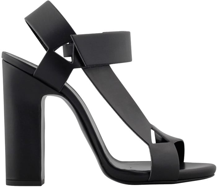 Pierre Hardy "Ultimate" Leather Sandal in Black