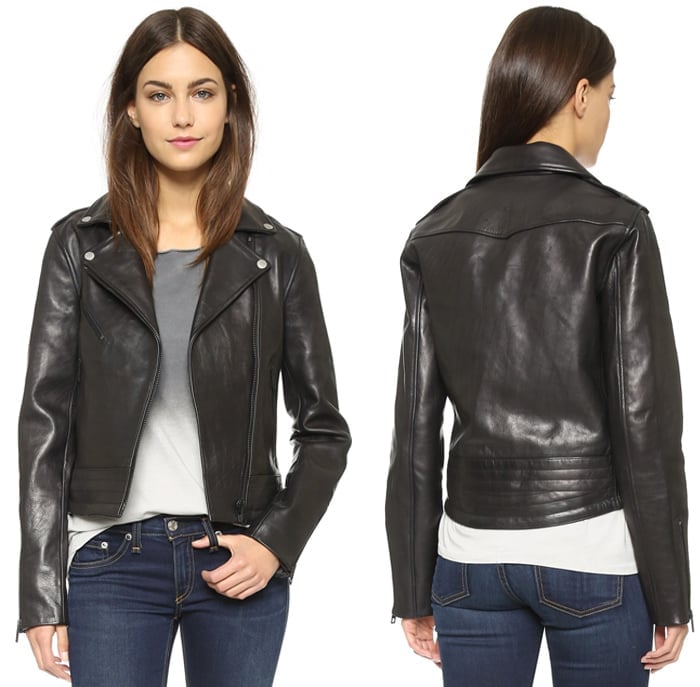Rag & Bone JEAN Chrystie Leather Jacket