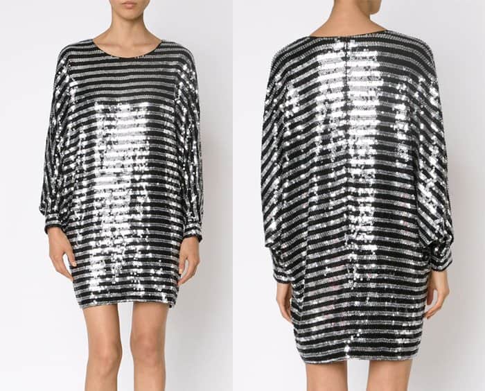 Saint Laurent Sequin Shift Dress