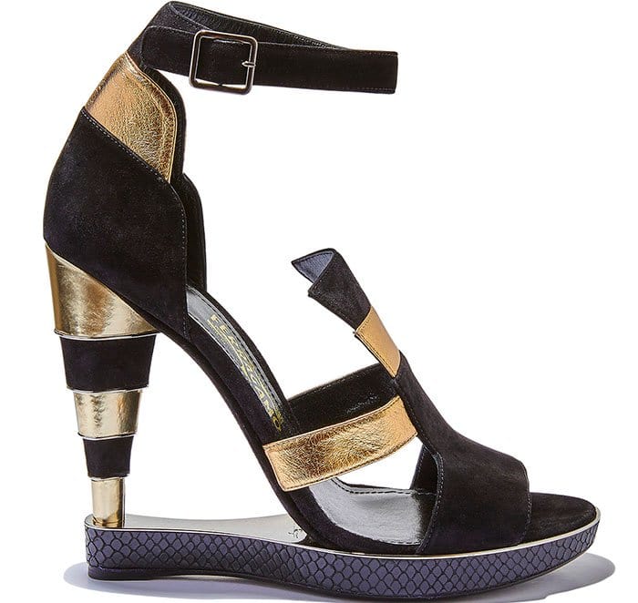 Salvatore Ferragamo "Art Deco" Sandals