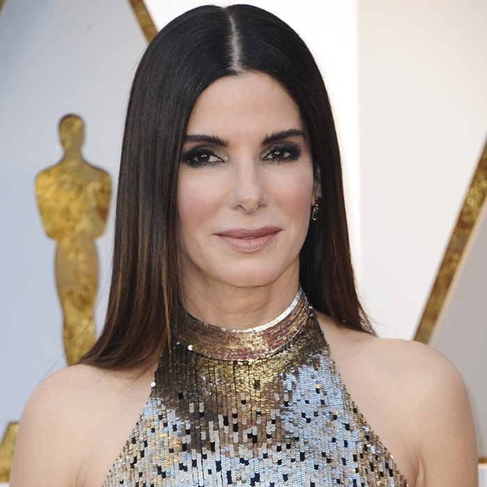 Sandra Bullock says her fuller cheeks are not the result of plastic surgery