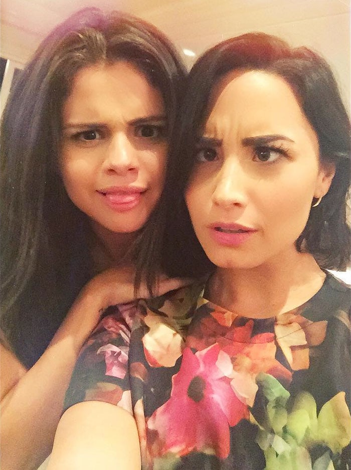 Demi Lovato shares an adorable selfie with Selena Gomez