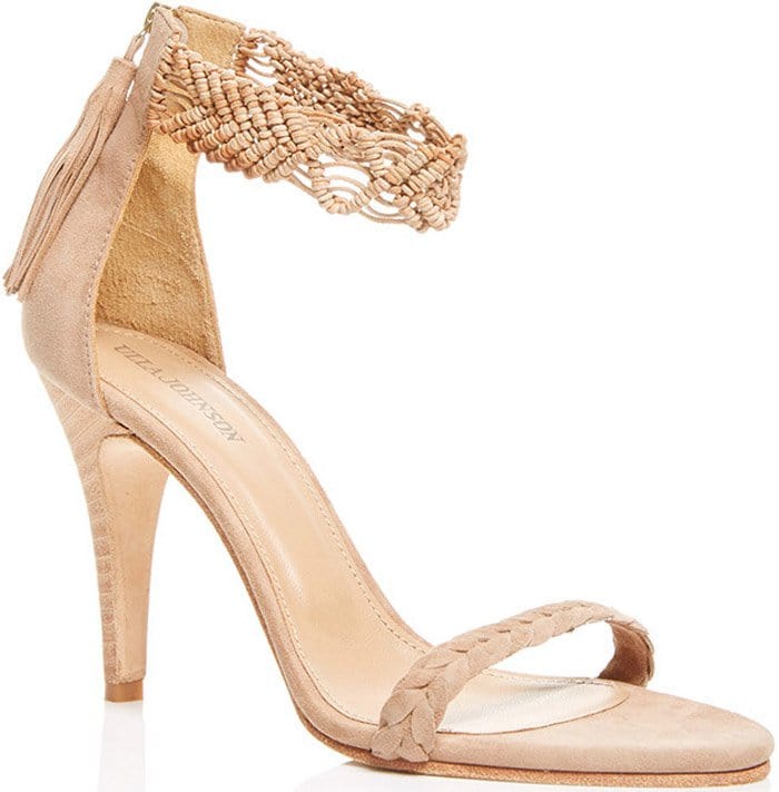 Taupe Suede Ulla Johnson "Manu" Heels