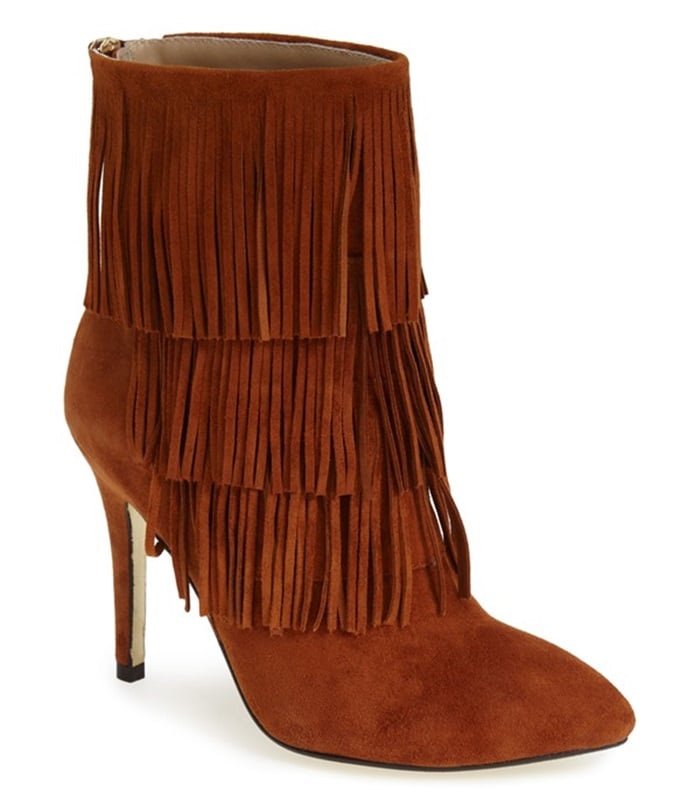 Kristin Cavallari Charm Fringe Booties