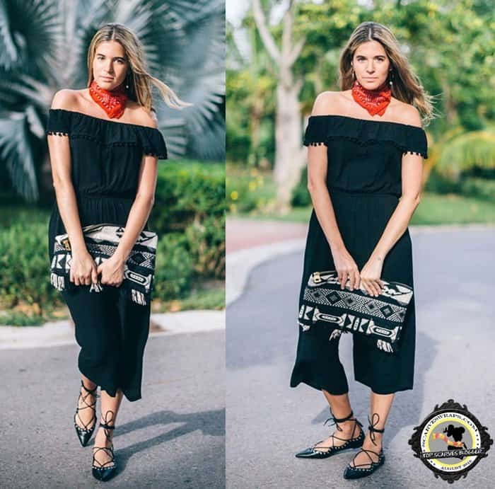 Maristella created a look that is boho, sophisticated, and Western-inspired