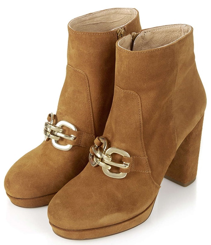 Topshop Hinkley Loafer Boots