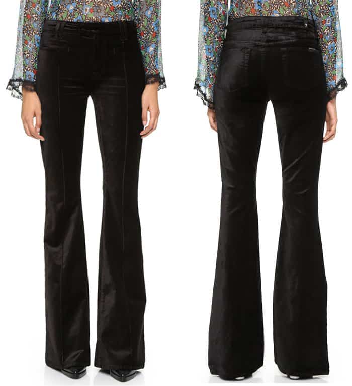 7 For All Mankind Pintuck Trousers