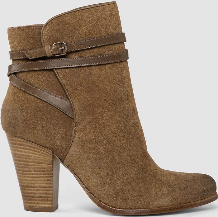 AllSaints Victoria Heels Boot Tobacco