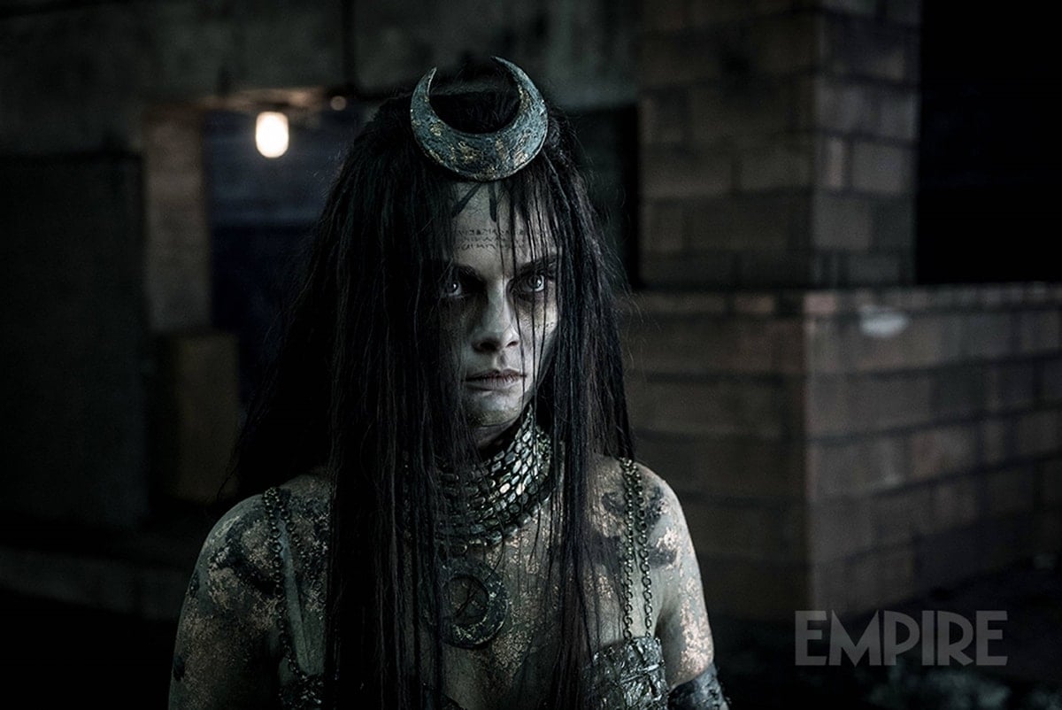 Cara Delevingne prepared for her role as Dr. June Moone / Enchantress in the 2016 American superhero film Suicide Squad by "getting naked in the woods" and "howling like a wolf"