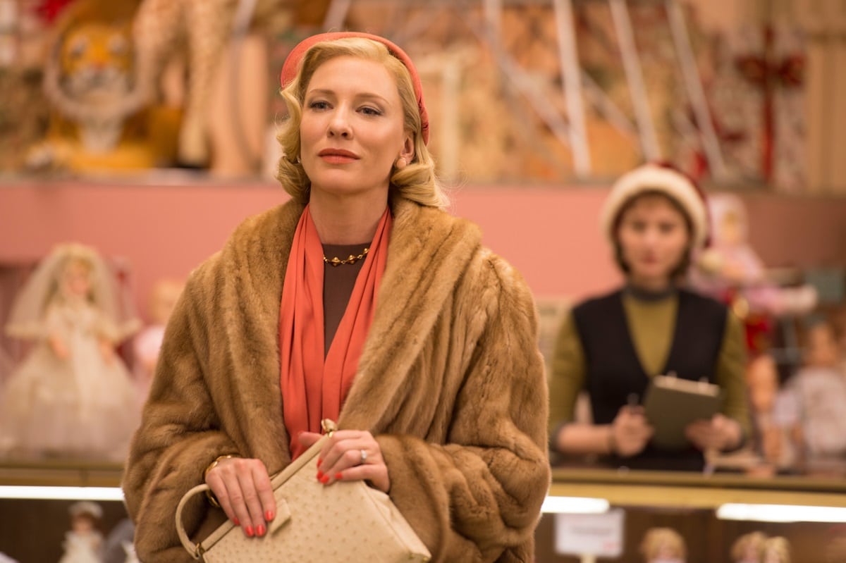 The story of "Carol" was inspired by a real encounter Patricia Highsmith had with an older married woman while working as a clerk, but the rest of the narrative, including the flirting and relationship, was a product of Highsmith's imagination