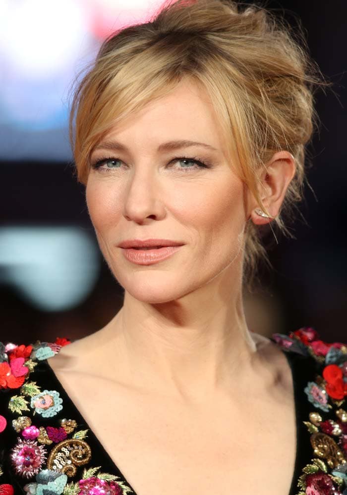 Cate Blanchett attends the premiere of "Truth" at the British Film Institute London Film Festival