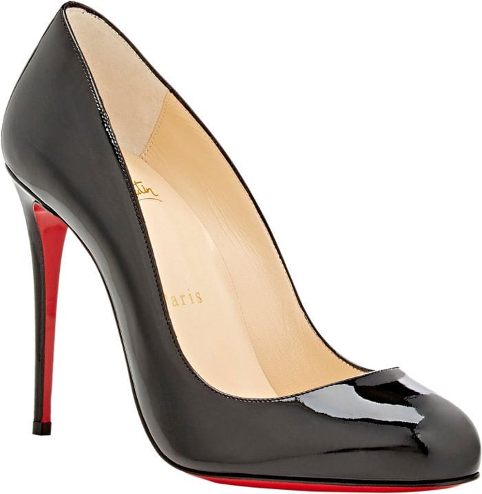 Black Patent Christian Louboutin Dorissima Pumps